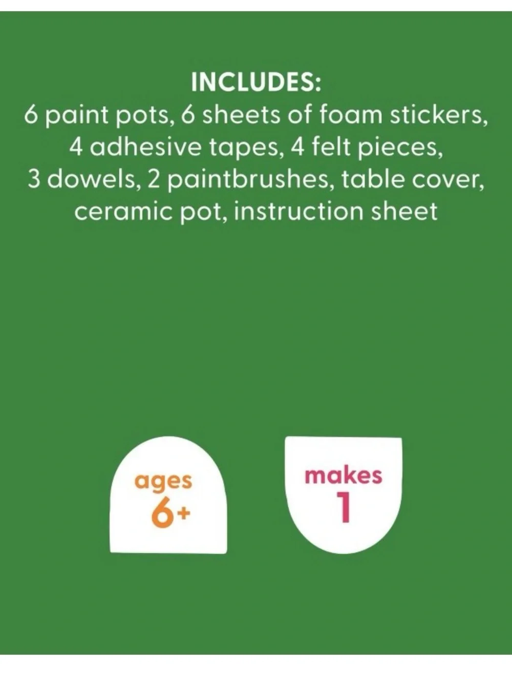 Mondo llama Create-Your-Own Pennant & Planter Kit